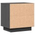 Mesitas de noche 2 uds madera maciza de pino gris 40x30x40