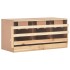 Ponedero para gallinas 3 compartimentos madera pino 96x40x45