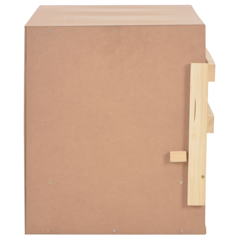 Ponedero para gallinas 3 compartimentos madera pino 96x40x45