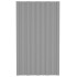 Panel para tejado acero galvanizado gris 12 unidades 80x45