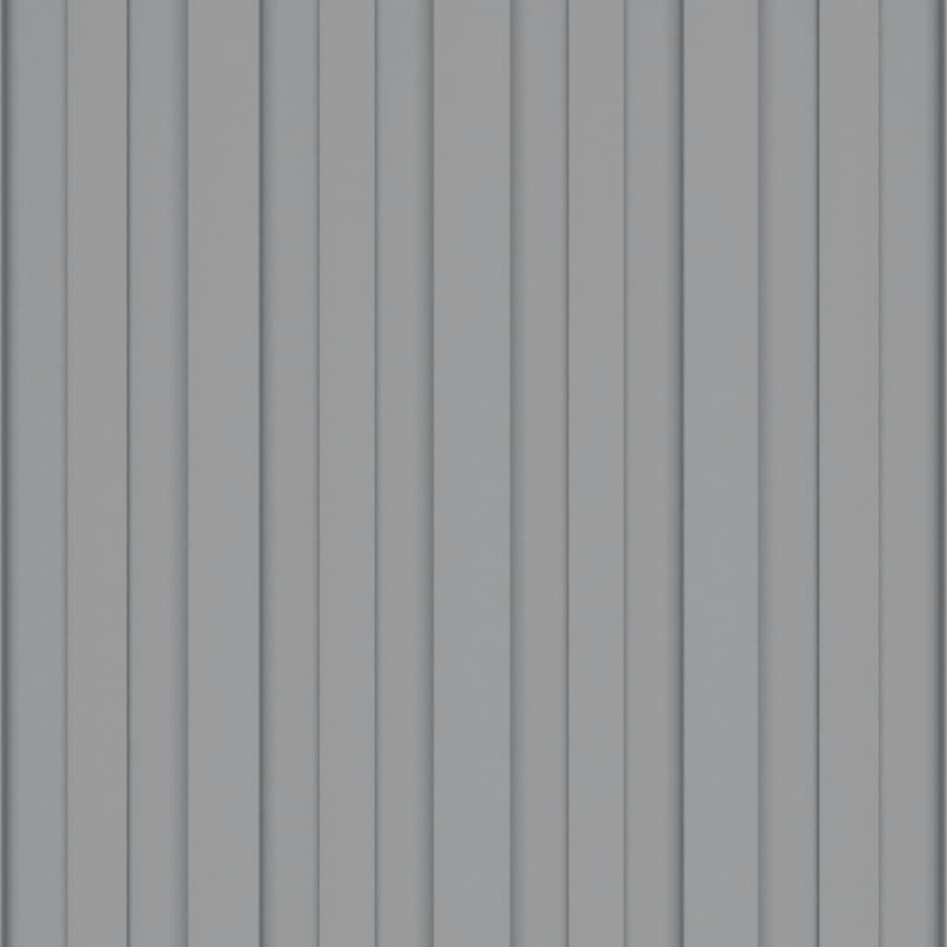 Panel para tejado acero galvanizado gris 12 unidades 80x45