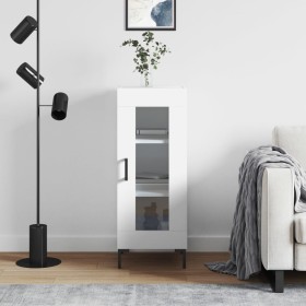 Aparador madera de ingeniería blanco 34,5x34x90