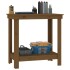 Banco de trabajo madera maciza de pino marrón miel 80x50x80