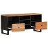 Mueble de TV madera acacia y madera de ingeniería 100x33x46
