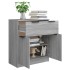 Aparador de madera contrachapada gris Sonoma 60x30x70