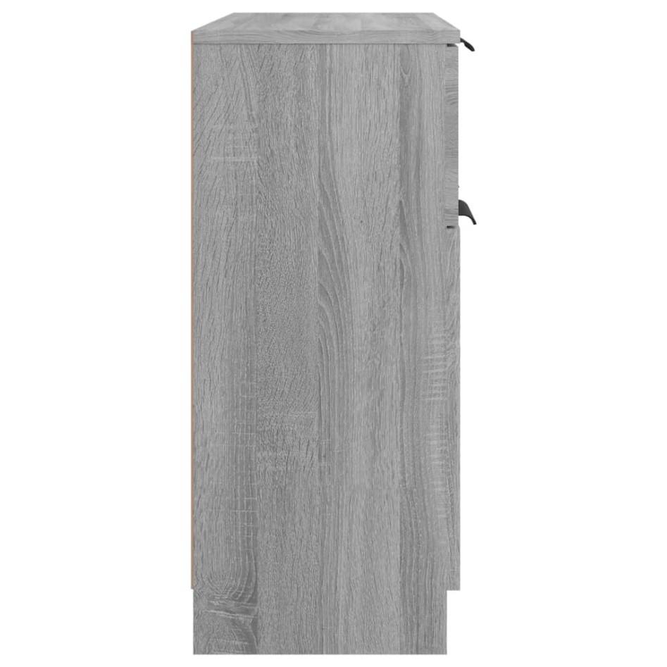 Aparador de madera contrachapada gris Sonoma 60x30x70