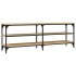 Mueble para TV madera contrachapada roble Sonoma 140x30x50