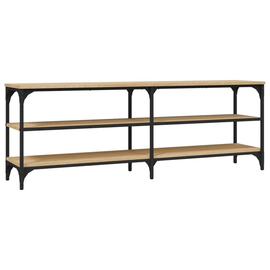 Mueble para TV madera contrachapada roble Sonoma 140x30x50