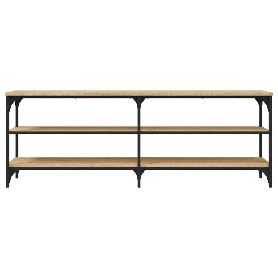 Mueble para TV madera contrachapada roble Sonoma 140x30x50