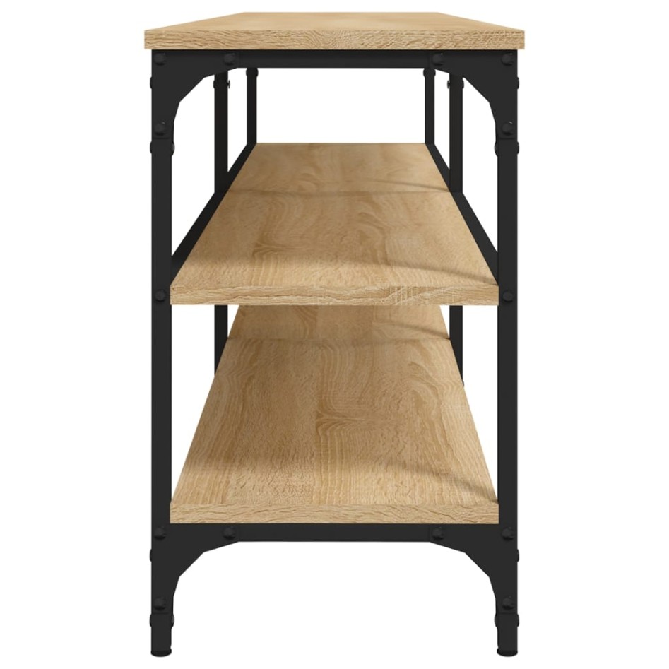 Mueble para TV madera contrachapada roble Sonoma 140x30x50