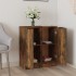 Aparadores 2 uds madera contrachapada roble ahumado 30x30x70