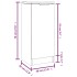 Aparadores 2 uds madera contrachapada roble ahumado 30x30x70