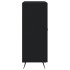 Aparador de madera de ingeniería negro 69,5x34x90