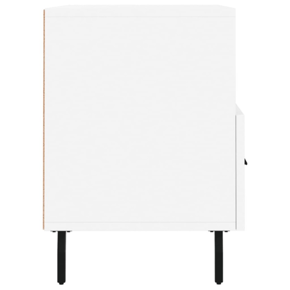 Mueble para TV madera contrachapada blanco 80x36x50