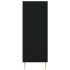 Estantería madera de ingeniería negro 69,5x32,5x90