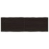 Tablero mesa madera tratada borde vivo marrón 160x50x(2-4)