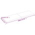 Tablero mesa madera tratada borde vivo marrón 160x50x(2-4)