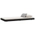 Estructura de cama madera maciza de pino negro 75x190