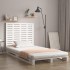 Cabecero cama de pared madera maciza pino blanco 126x3x91,5