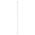 Cabecero cama de pared madera maciza pino blanco 126x3x91,5