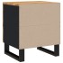 Mesita de noche de madera maciza de acacia 40x33x46