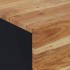 Mesita de noche de madera maciza de acacia 40x33x46