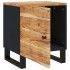 Mesita de noche de madera maciza de acacia 40x33x46