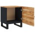 Mesita de noche de madera maciza de acacia 40x33x46