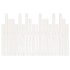 Cabecero de cama pared madera maciza pino blanco 127,5x3x80
