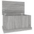 Baúl almacenaje madera contrachapada gris sonoma 70x40x38