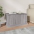 Baúl almacenaje madera contrachapada gris sonoma 70x40x38