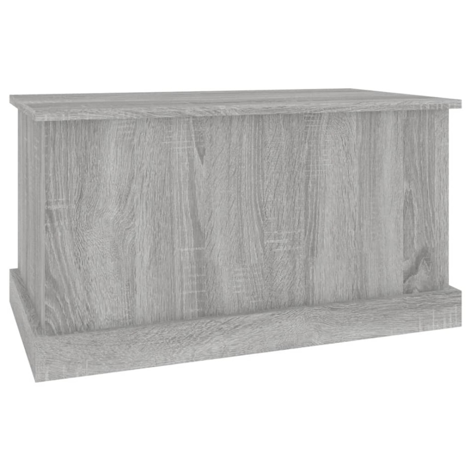 Baúl almacenaje madera contrachapada gris sonoma 70x40x38