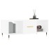 Mesa de centro madera contrachapada blanco 102x50x40