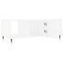 Mesa de centro madera contrachapada blanco 102x50x40