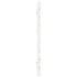 Cabecero de cama de pared madera maciza pino blanco 166x3x63