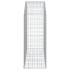 Cesta gaviones forma arco hierro galvanizado 150x50x120/140