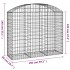 Cesta gaviones forma arco hierro galvanizado 150x50x120/140