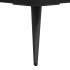 Aparador de madera de ingeniería negro 69,5x34x90