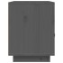 Mesitas de noche 2 uds madera maciza pino gris 40x34x45