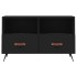 Mueble para TV madera contrachapada negro 80x36x50