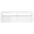 Mueble de TV con luces LED blanco brillante 120x35x40