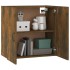 Armario de pared madera contrachapada roble ahumado 60x31x60