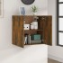 Armario de pared madera contrachapada roble ahumado 60x31x60