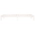 Estructura de cama sin colchón madera de pino blanca 90x200