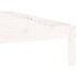 Estructura de cama sin colchón madera de pino blanca 90x200