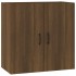 Armario de pared madera contrachapada marrón roble 60x31x60
