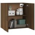 Armario de pared madera contrachapada marrón roble 60x31x60