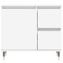 Armario de baño madera contrachapada blanco 65x33x60