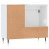 Armario de baño madera contrachapada blanco 65x33x60