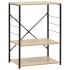 Armario microondas madera ingeniería negro roble